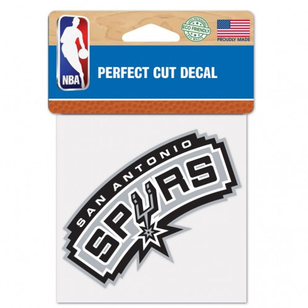 San Antonio Spurs Decal 4x4 Perfect Cut Color - Special Order - Wincraft