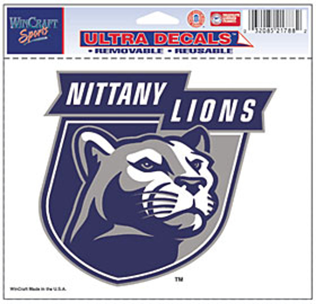Penn State Nittany Lions Decal 5x6 Ultra Color - Wincraft