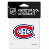 Montreal Canadiens Decal 4x4 Perfect Cut Color - WinCraft