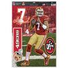 San Francisco 49ers Decal 11x17 Multi Use Colin Kaepernick Design - WinCraft