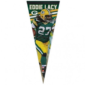 Green Bay Packers Pennant 12x30 Premium Style Eddie Lacy Design - WinCraft
