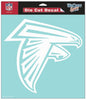 Atlanta Falcons Decal 8x8 Die Cut White - Wincraft