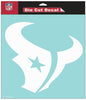 Houston Texans Decal 8x8 Die Cut White - Wincraft