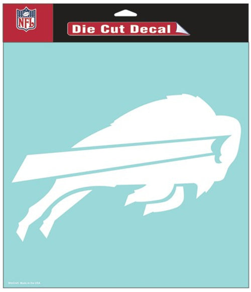 Buffalo Bills Decal 8x8 Die Cut White - WinCraft