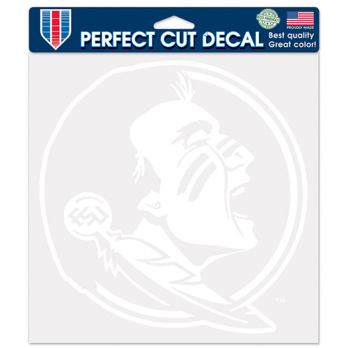Florida State Seminoles Decal 8x8 Die Cut White - WinCraft