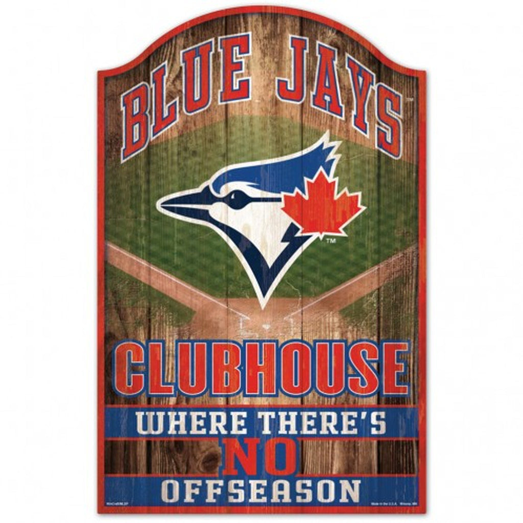 Toronto Blue Jays Sign 11x17 Wood Fan Cave Design - Special Order - Wincraft