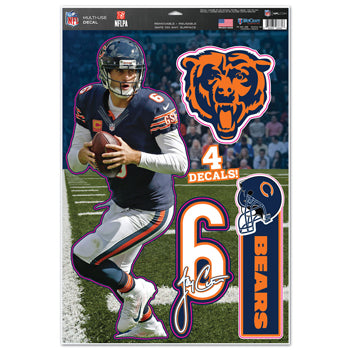 Chicago Bears Decal 11x17 Multi Use Jay Cutler CO - 0.25