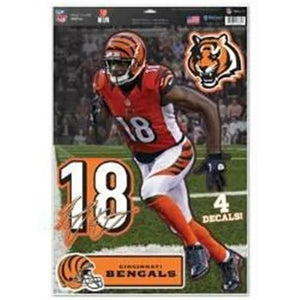 Cincinnati Bengals Decal 11x17 Multi Use AJ Green Design - WinCraft