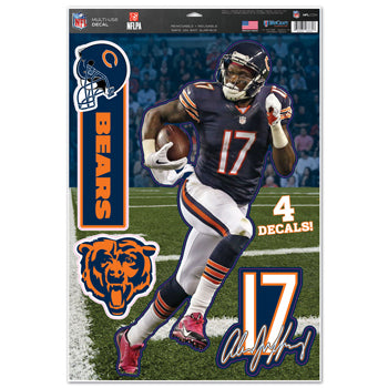 Chicago Bears Decal 11x17 Multi Use Alshon Jeffrey CO - WinCraft