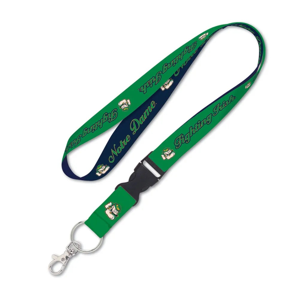 Notre Dame Fighting Irish Lanyard with Detachable Buckle Alternate Design - WinCraft