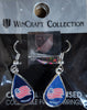 New England Revolution Earrings Tear Drop Style - Special Order - 0