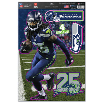 Seattle Seahawks Richard Sherman Decal 11x17 Multi Use - 0.25