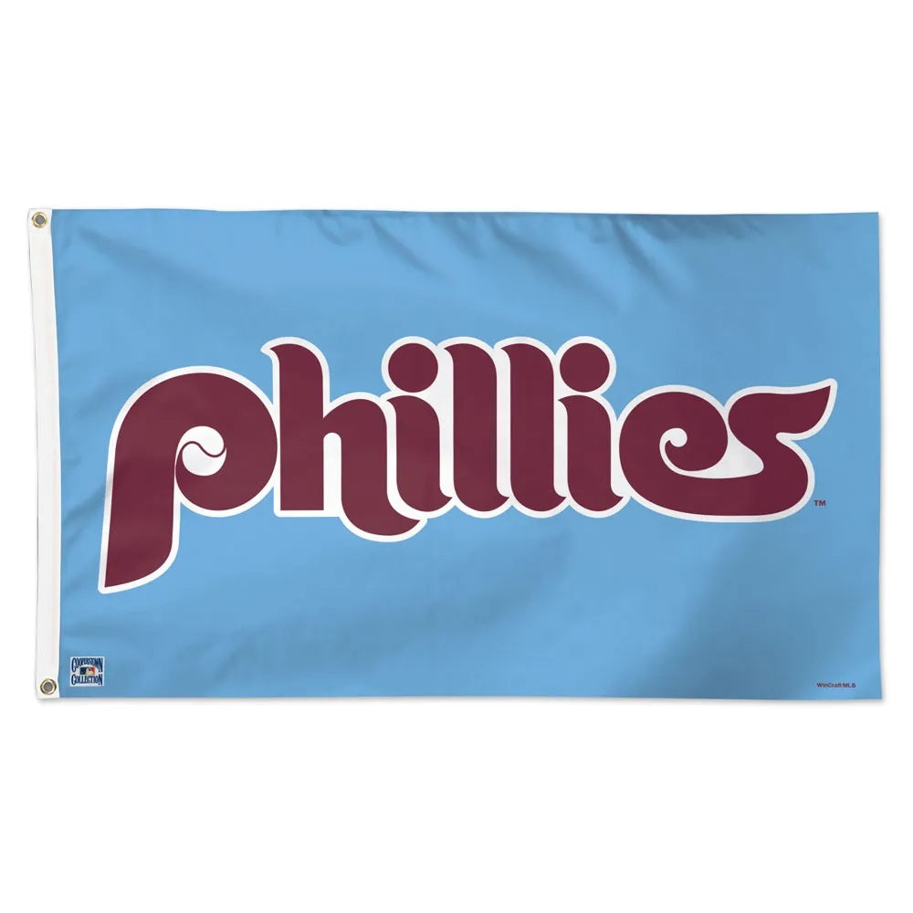 Philadelphia Phillies Flag 3x5 Deluxe Style Cooperstown - Special Order - WinCraft