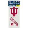 Indiana Hoosiers Set of 2 Die Cut Decals - 0.25