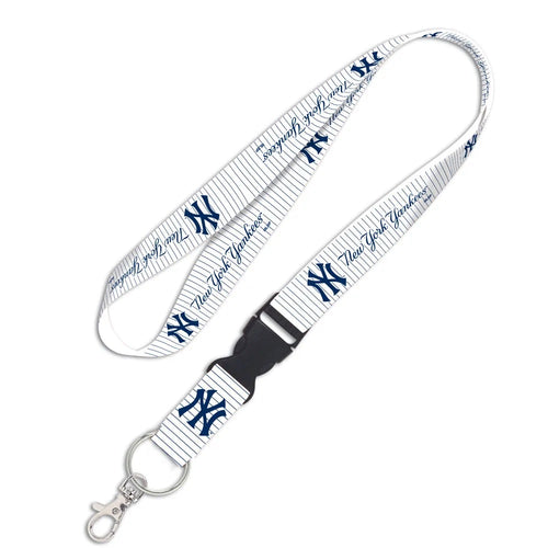 New York Yankees Lanyard with Detachable Buckle Pinstripe - WinCraft