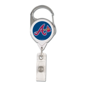 Atlanta Braves Retractable Premium Badge Holder - Wincraft