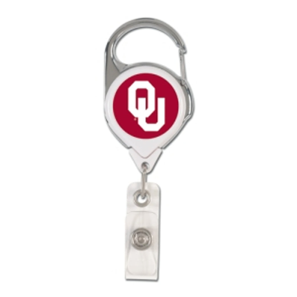 Oklahoma Sooners Retractable Premium Badge Holder - Wincraft
