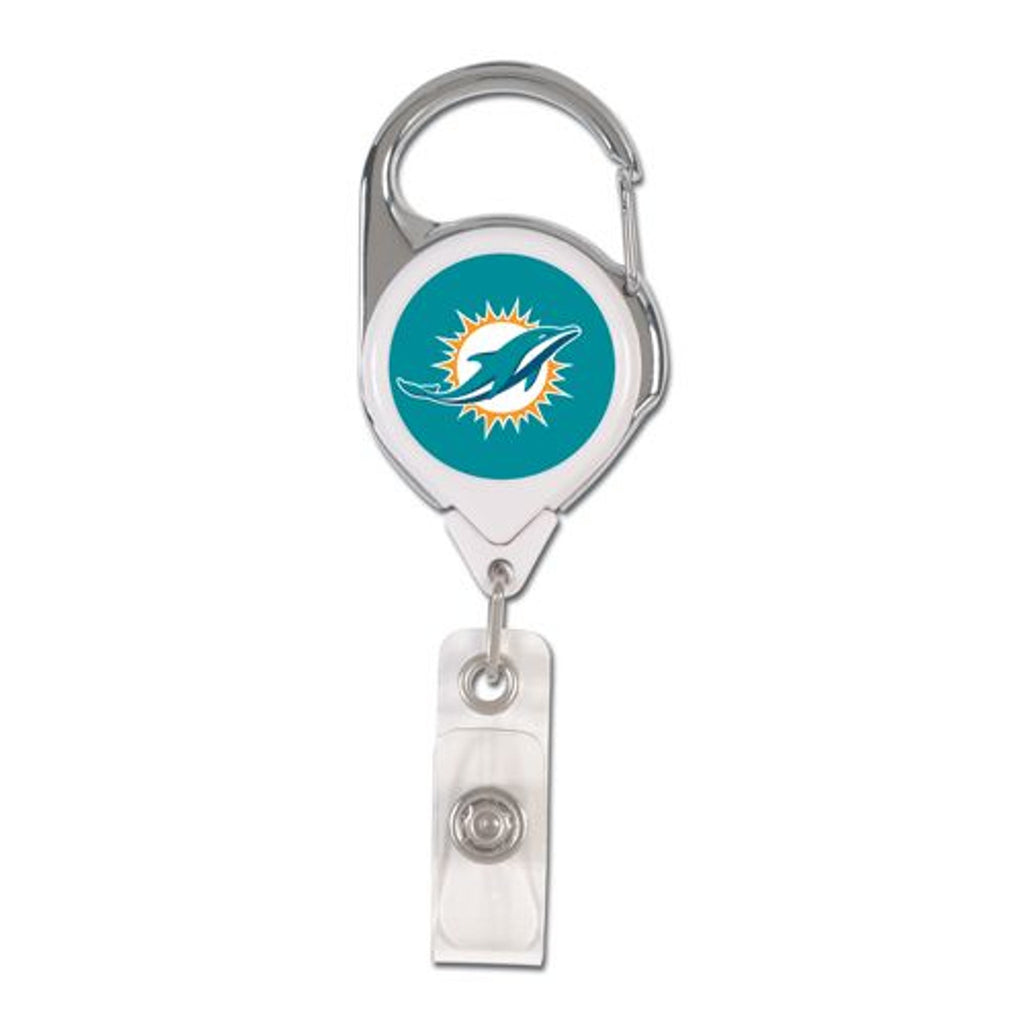 Miami Dolphins Retractable Premium Badge Holder - Wincraft