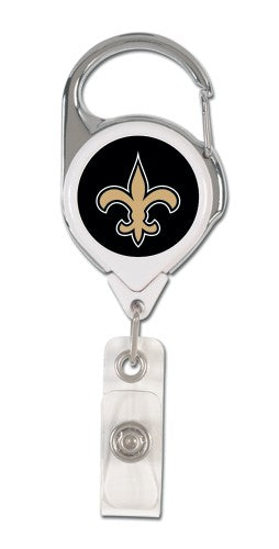 New Orleans Saints Retractable Premium Badge Holder - WinCraft