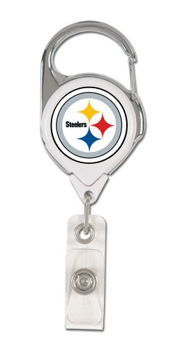 Pittsburgh Steelers Retractable Premium Badge Holder - WinCraft