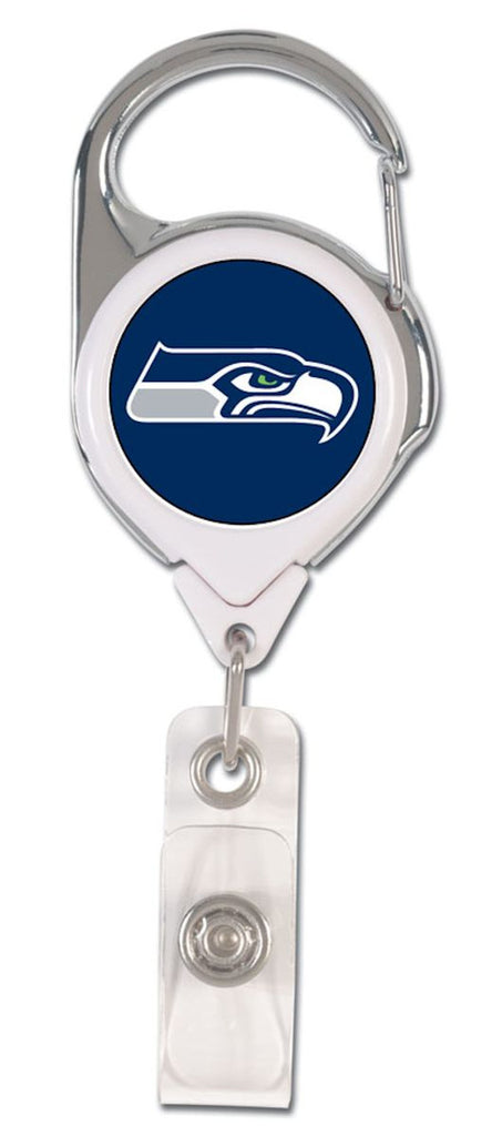 Seattle Seahawks Retractable Premium Badge Holder - Wincraft