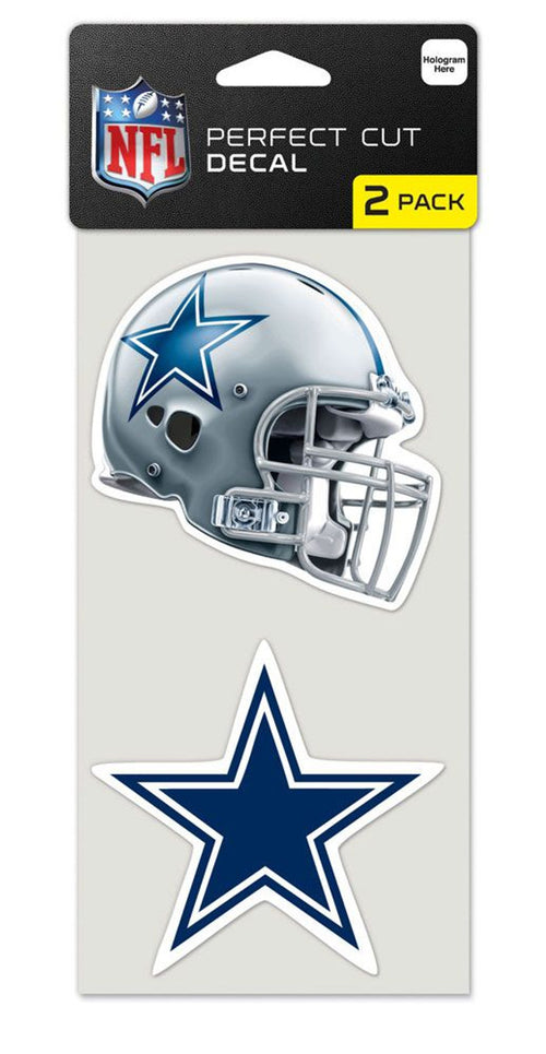 Dallas Cowboys Set of 2 Die Cut Decals - WinCraft