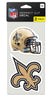 New Orleans Saints Set of 2 Die Cut Decals - 0.25