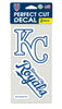 Kansas City Royals Set of 2 Die Cut Decals - 0.25