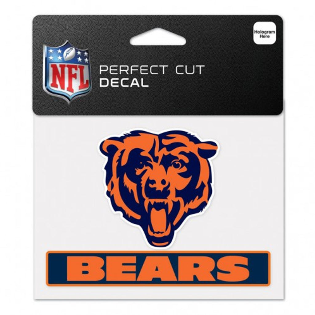 Chicago Bears Decal 4.5x5.75 Perfect Cut Color - Wincraft