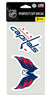 Washington Capitals Set of 2 Die Cut Decals - 0.25