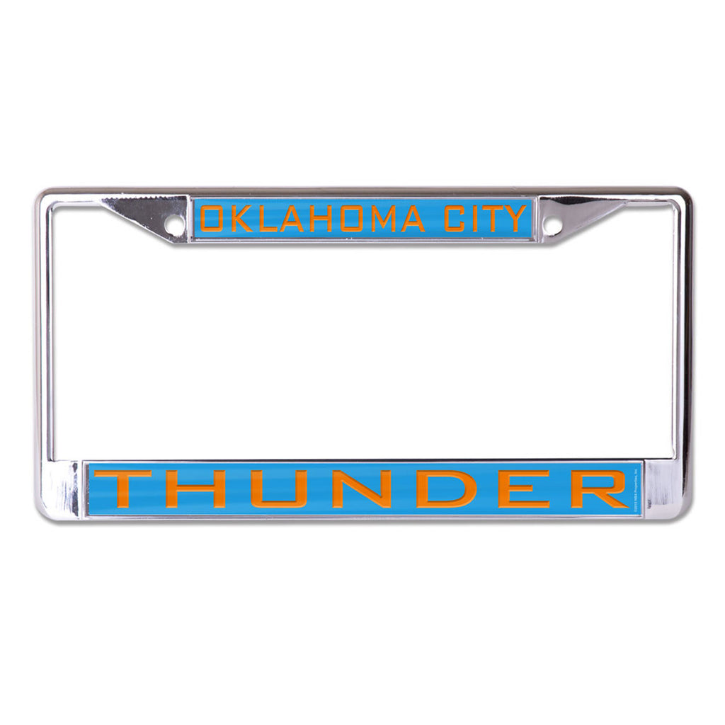 Oklahoma City Thunder License Plate Frame - Inlaid - Special Order - Wincraft