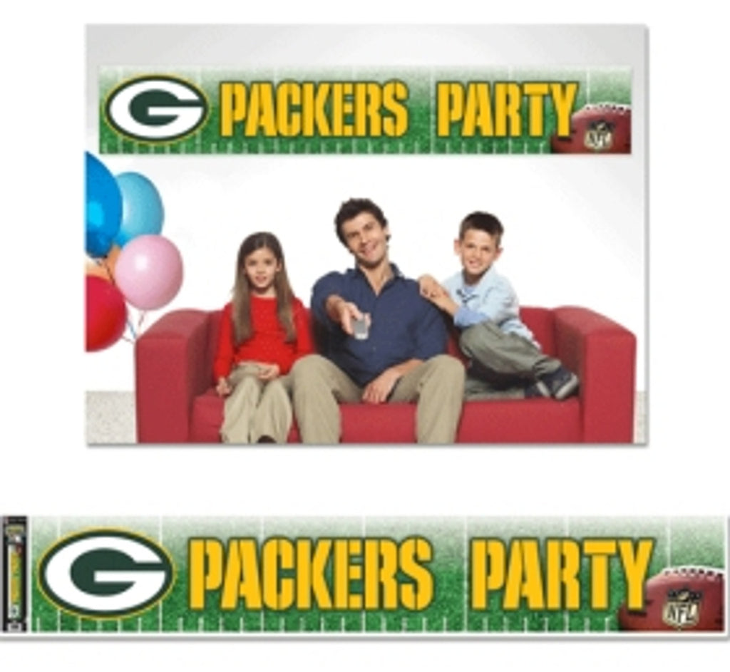 Green Bay Packers Banner 12x65 Party Style CO - Wincraft