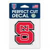 North Carolina State Wolfpack Decal 4x4 Perfect Cut Color - WinCraft