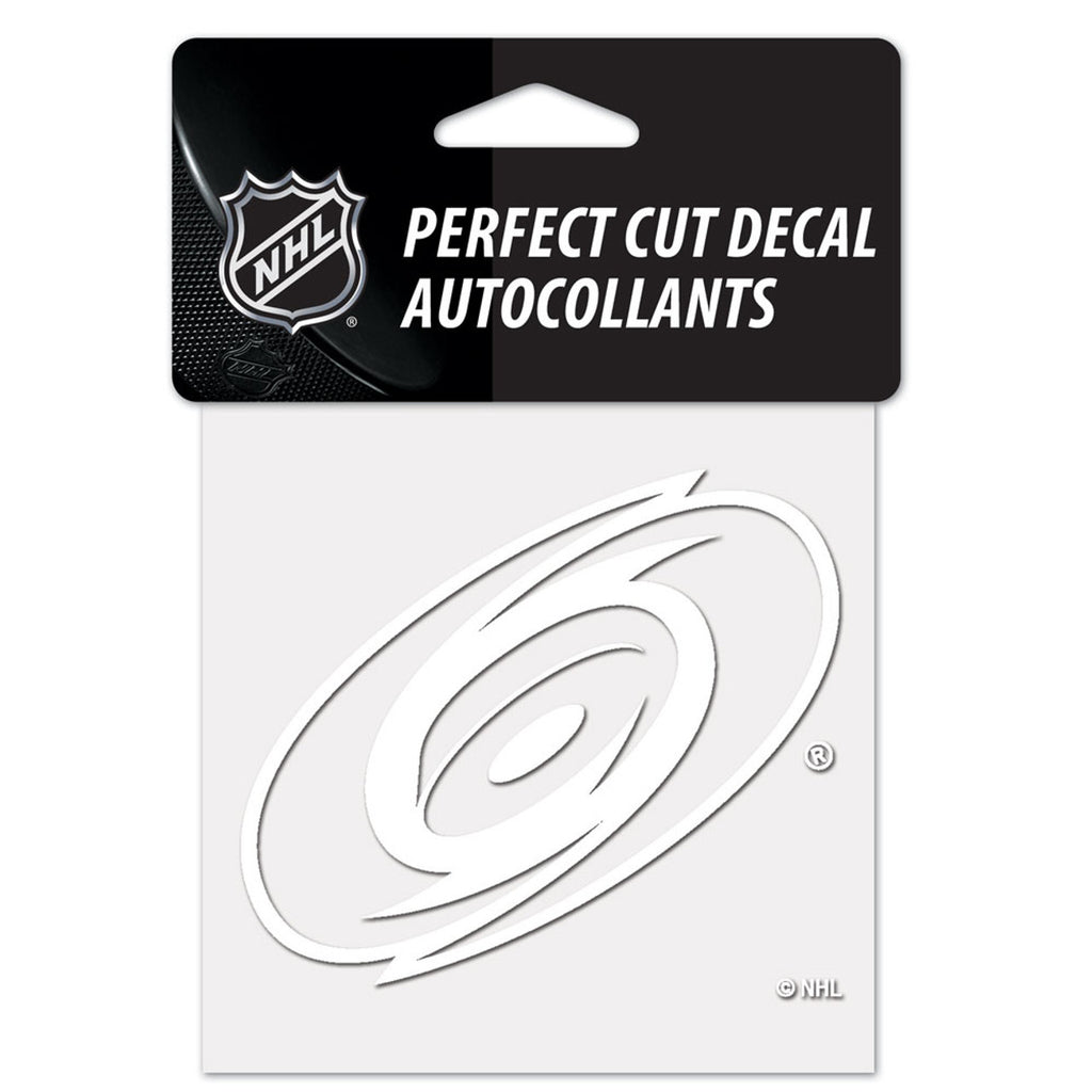 Carolina Hurricanes Decal 4x4 Perfect Cut White - WinCraft