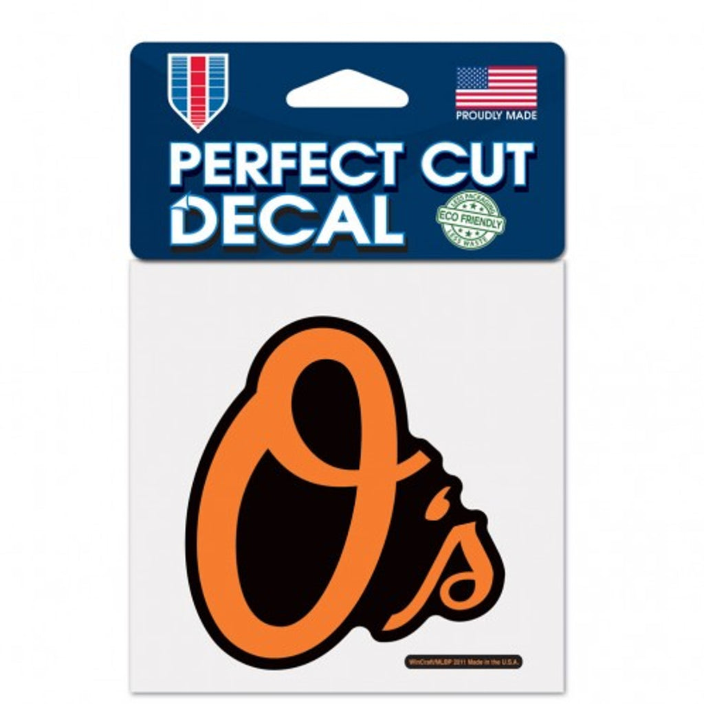 Baltimore Orioles Decal 4x4 Perfect Cut Color - Special Order - Wincraft