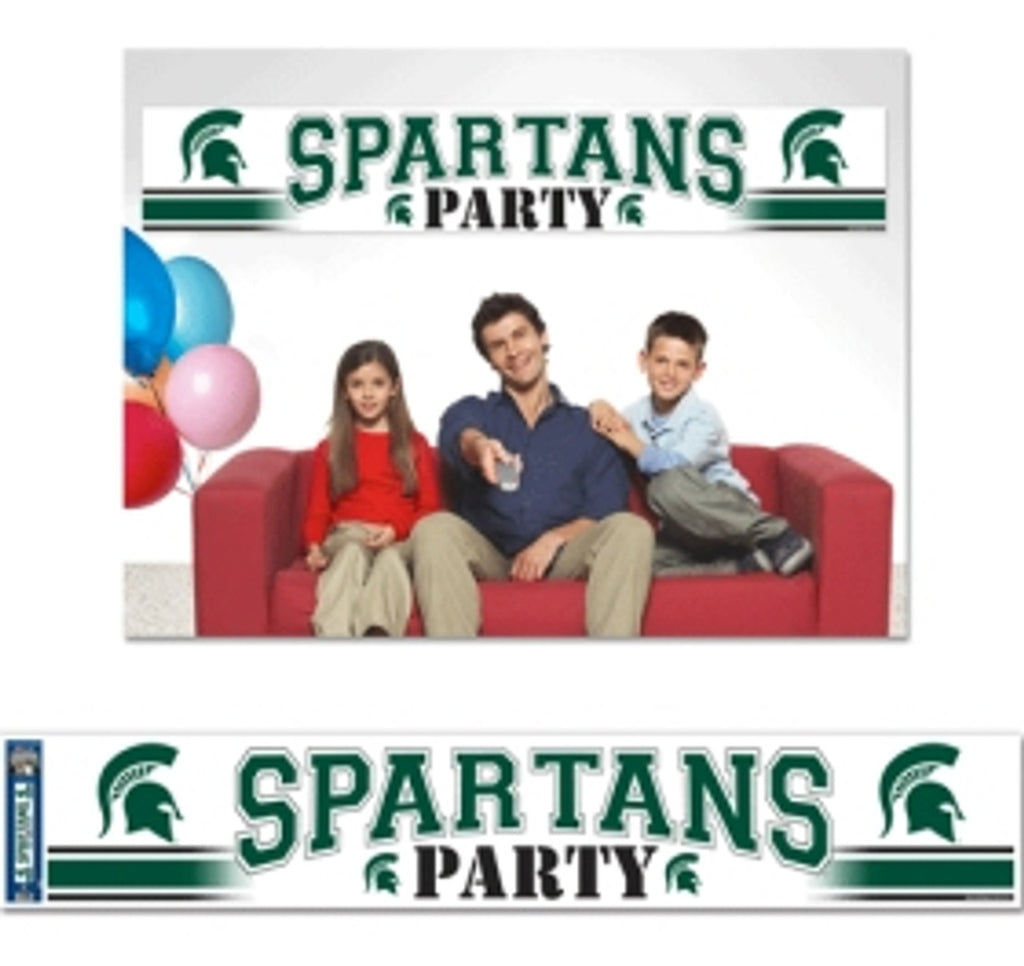Michigan State Spartans Banner 12x65 Party Style CO - Wincraft