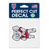 Alabama Crimson Tide Decal 4x4 Perfect Cut Color Mascot Design - Wincraft