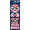 Ohio State Buckeyes Stickers Prismatic - Wincraft