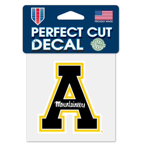 Appalachian State Mountaineers Decal 4x4 Perfect Cut Color - WinCraft