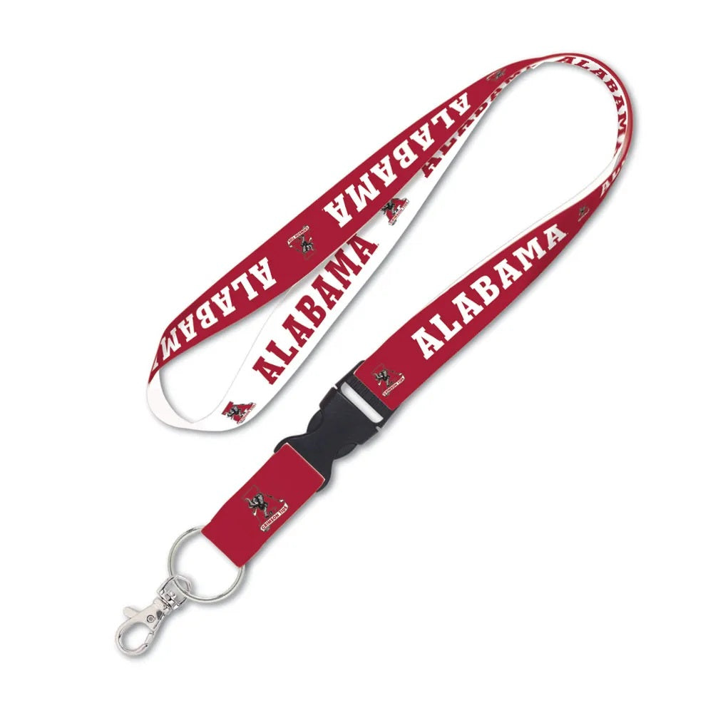 Alabama Crimson Tide Lanyard with Detachable Buckle College Vault - Special Order - WinCraft