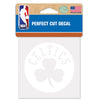 Boston Celtics Decal 4x4 Perfect Cut White - Wincraft