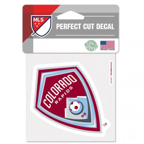 Colorado Rapids Decal 4x4 Perfect Cut Color - WinCraft