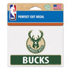 Milwaukee Bucks Decal 4.5x5.75 Perfect Cut Color - Special Order - Wincraft