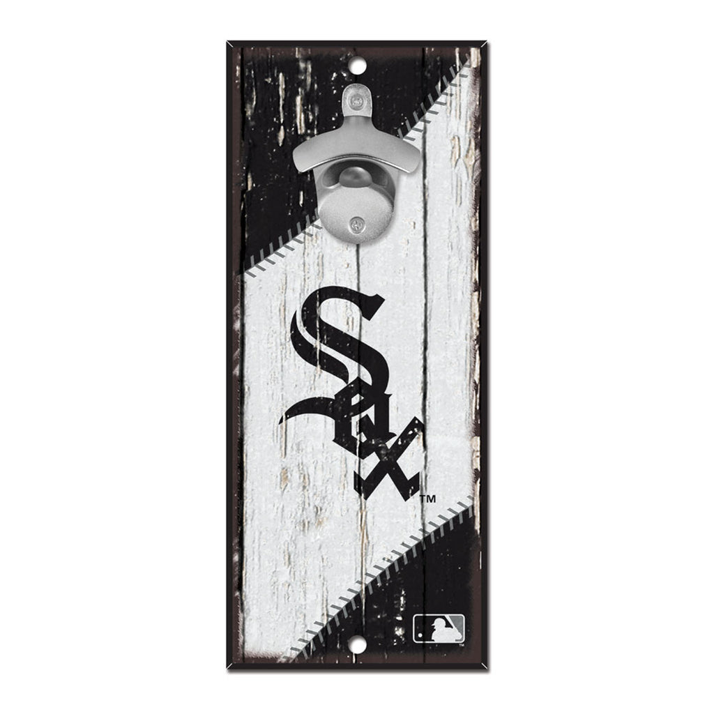 Chicago White Sox Sign Wood 5x11 Bottle Opener - Special Order - Wincraft