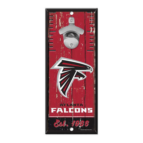Atlanta Falcons Sign Wood 5x11 Bottle Opener - WinCraft