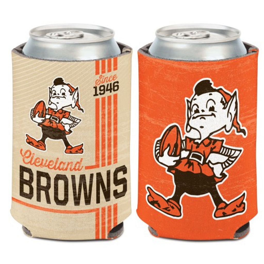 Cleveland Browns Can Cooler 12oz Vintage Design - Special Order - Wincraft