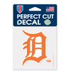 Detroit Tigers Decal 4x4 Perfect Cut Orange - Wincraft
