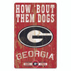 Georgia Bulldogs Sign 11x17 Wood Slogan Design - WinCraft
