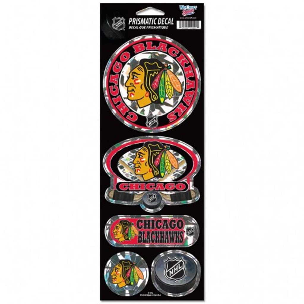 Chicago Blackhawks Stickers Prismatic - Wincraft