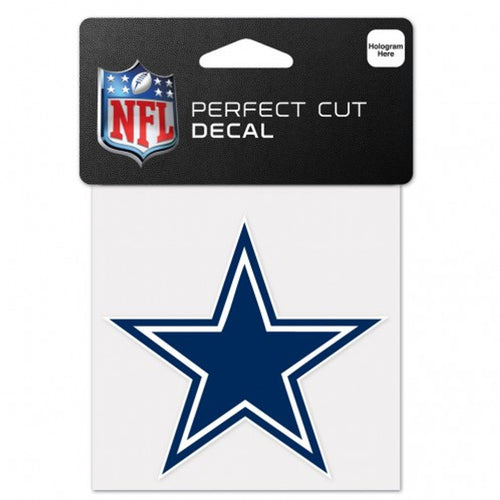 Dallas Cowboys Decal 4x4 Perfect Cut Color - WinCraft